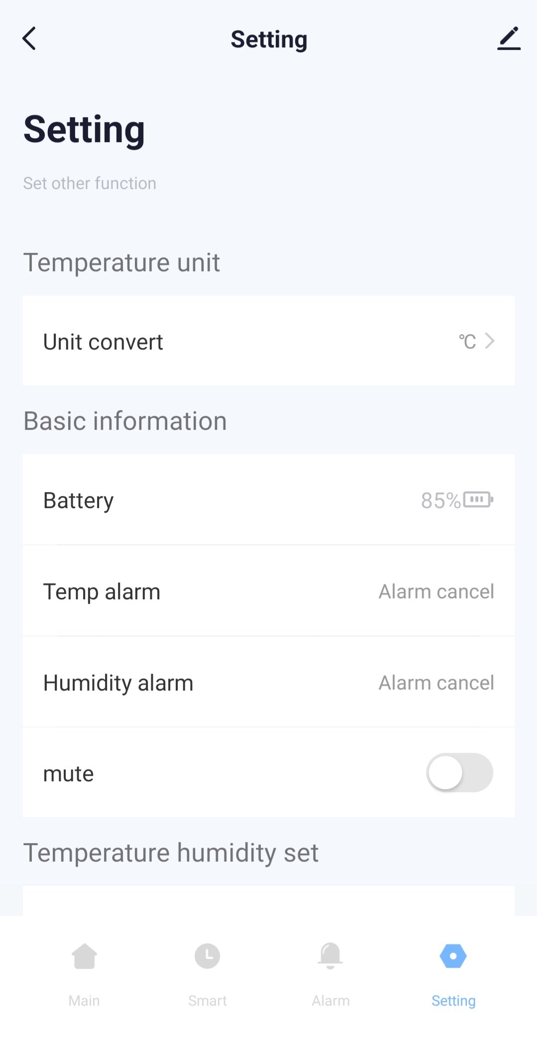 Smart Life Tuya WIFI Temperature Humidity Sensor w/ LCD Display | 3V / 5V