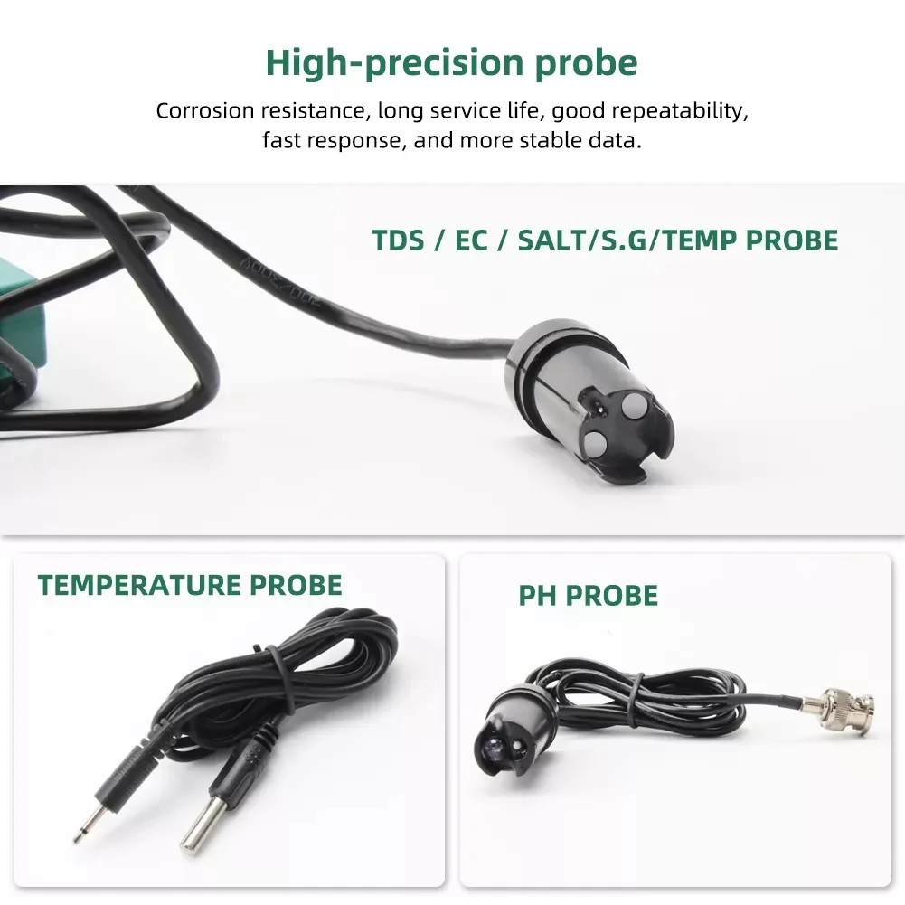 Smart Life Tuya WIFI Water Quality Detector 6 in 1 TDS/EC/PH/Salinity/S.G/Temperature Tester