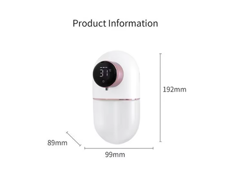Electric Soap Gel Dispenser | 5V Rechargeable | 320ml refillable | Wall Mounted (Blue)