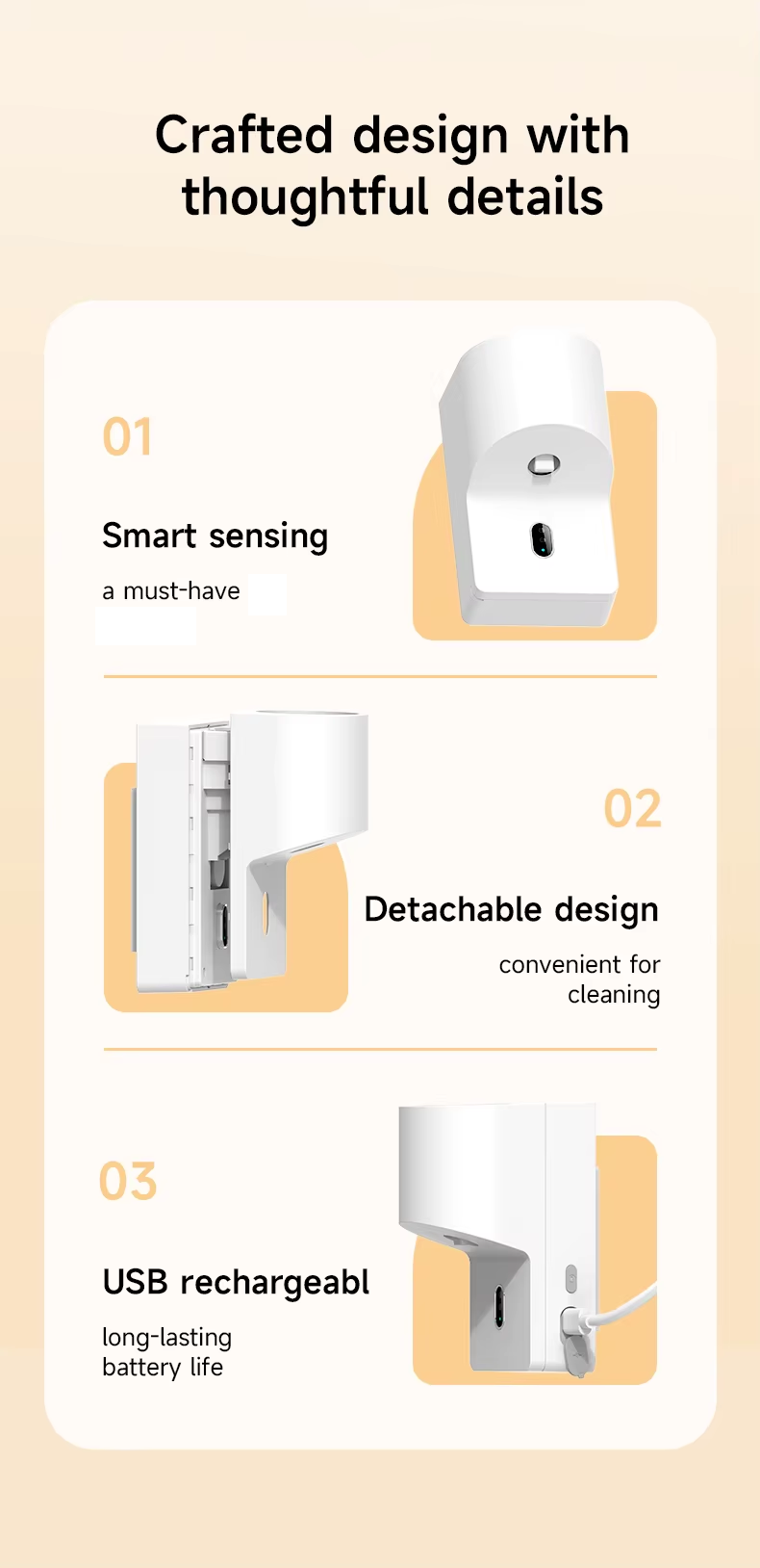 Electric Toothpaste Squeezer Dispenser | 5V Rechargeable | Fits Toothpaste Tube | Wall Mounted