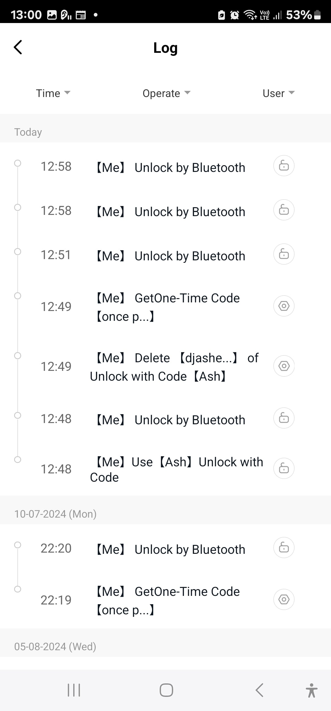 Smart Life Tuya Bluetooth Keypad Padlock