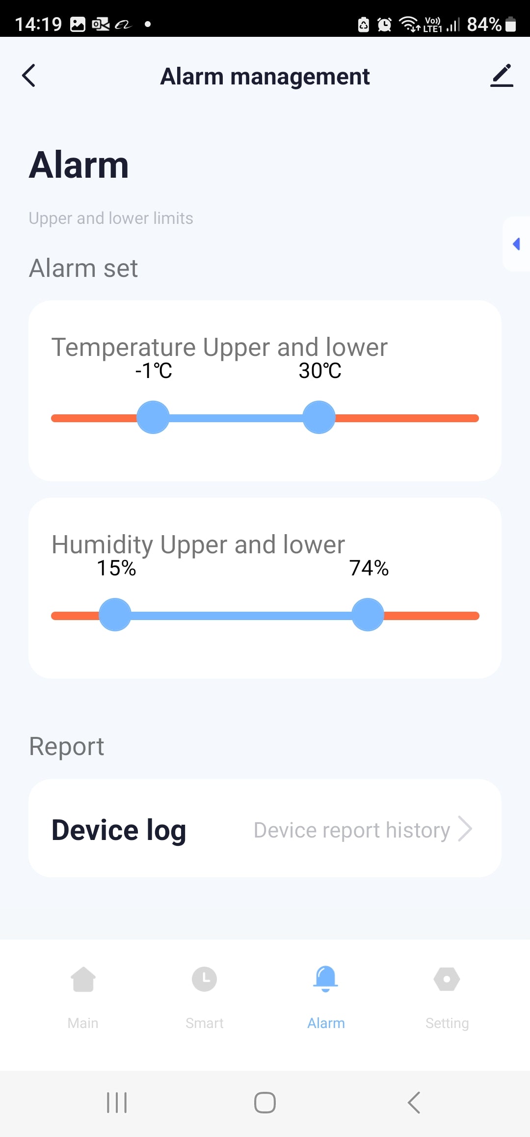Smart Life Tuya WIFI Temperature & Humidity Sensor | 3V