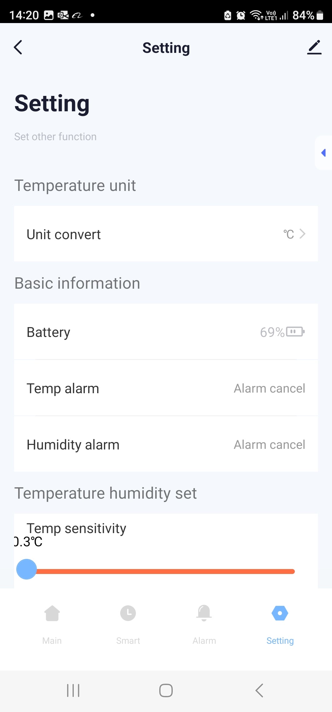 Smart Life Tuya WIFI Temperature & Humidity Sensor | 3V