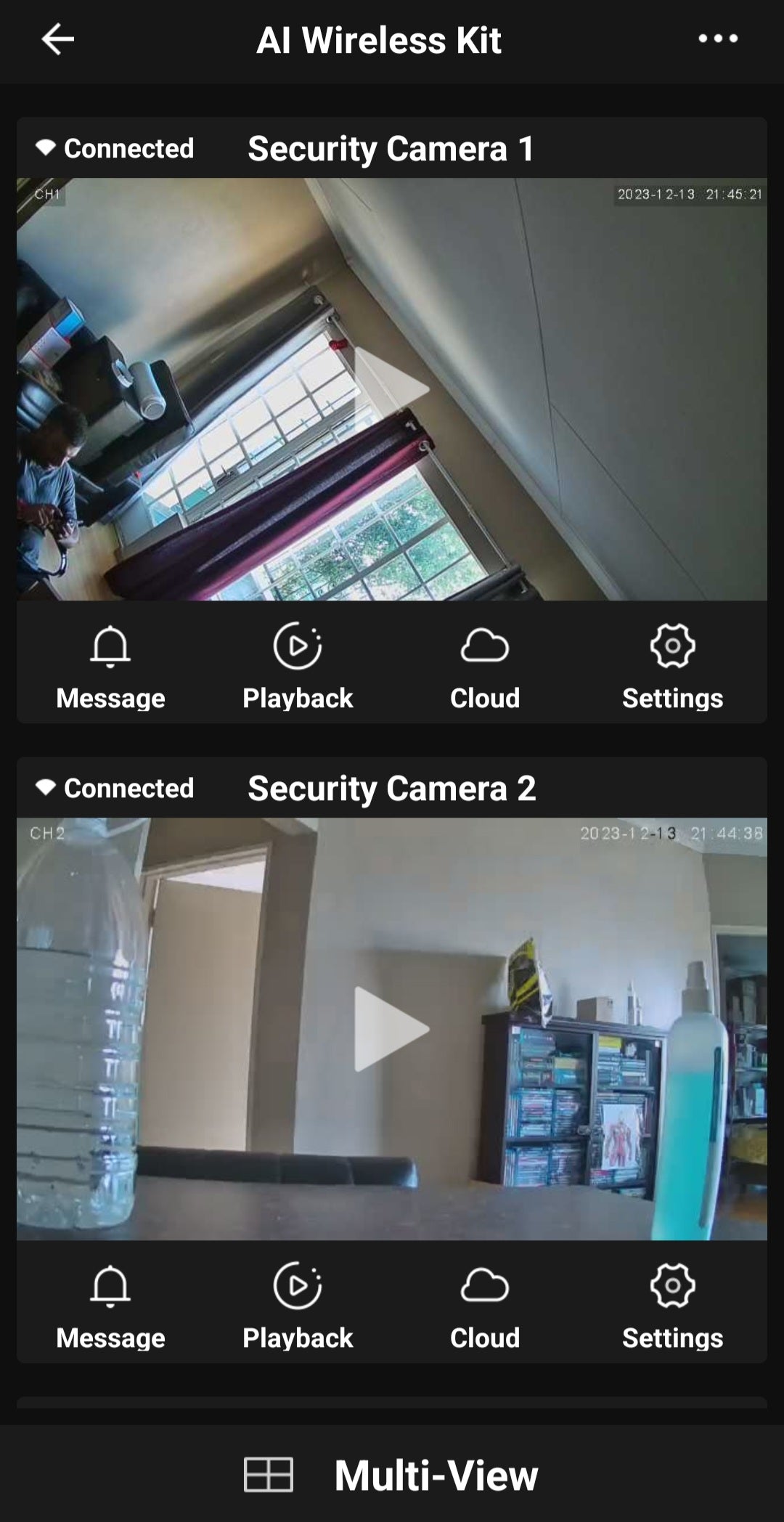 Smart Life Tuya NVR CCTV Camera Kit w/ 4 Outdoor Waterproof 3MP Cameras w/ 2 way Audio