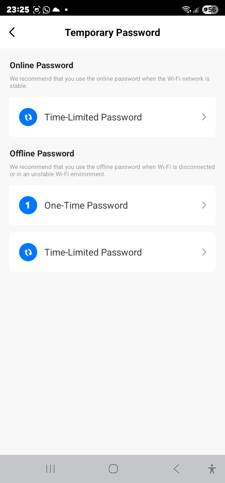 Smart Life Tuya WIFI Door Handle Fingerprint Keypad Card Doorbell Lock | D14 | Black