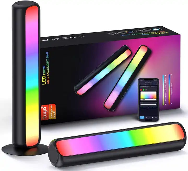 Smart Life Tuya WIFI RGBIC Ambience LED Light Bar 10W 2 Bars