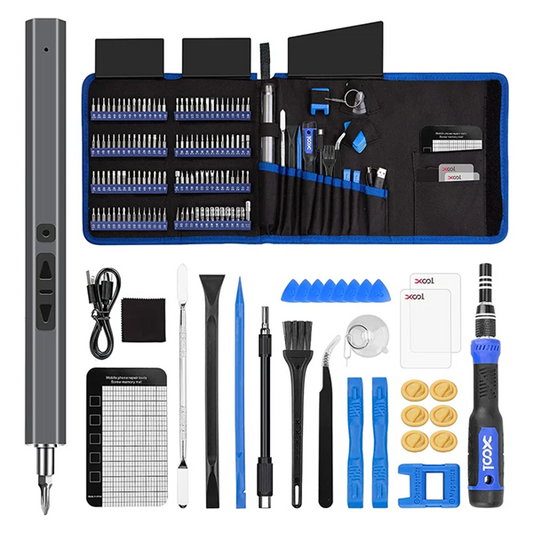 150 in 1 Precision Electric Screwdriver Set w/ 120 Magnetic Bits Tool Kit w/ Carry Case