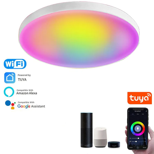 Smart Life Tuya WIFI Ceiling LED Light 24W CCT 2700-6500K | RGB 6-10W | 240V