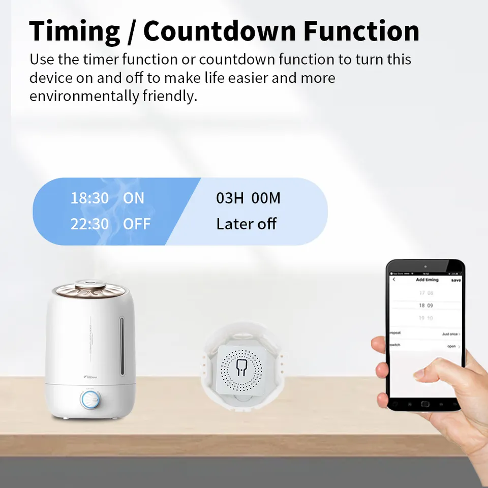 Smart Life Tuya Zigbee 1CH 16A 3500W Mini Switch