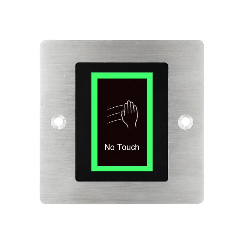 Access Control Embedded 12V 24V Infrared No Touch Exit Button Door Release Button
