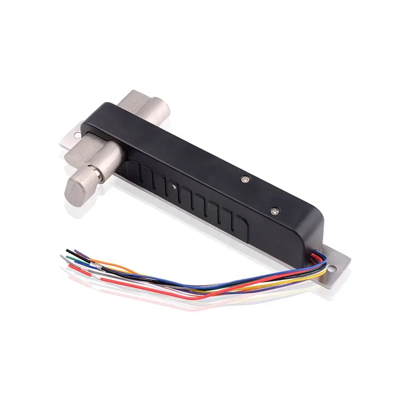 Electric Bolt Lock 12V 24V Fail-Secure w/ Key Cylinder & Contact Sensor for Door Gate Garage