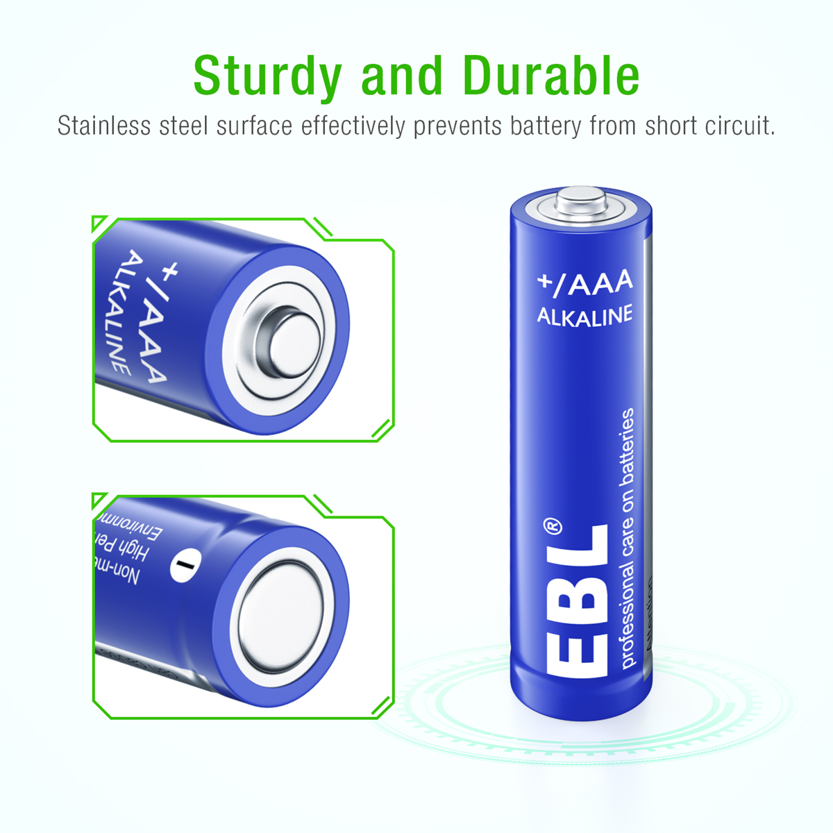EBL AAA Alkaline Battery | 1.5V | 1150mAh | 4 Pack