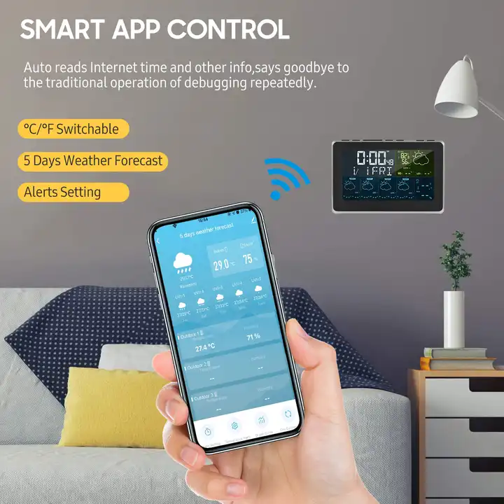 Smart Life Tuya WIFI Weather Forecast Station
