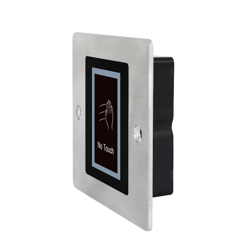 Access Control Embedded 12V 24V Infrared No Touch Exit Button Door Release Button