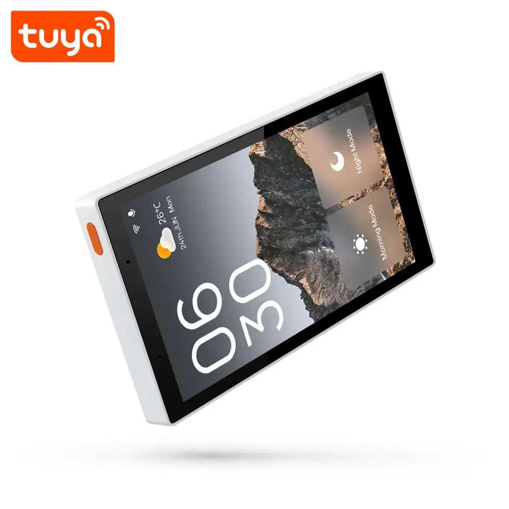 Smart Life Tuya WIFI 5 inch In-Wall Touch Screen Control Panel w/ 2CH Relays, Alexa & Zigbee Gateway