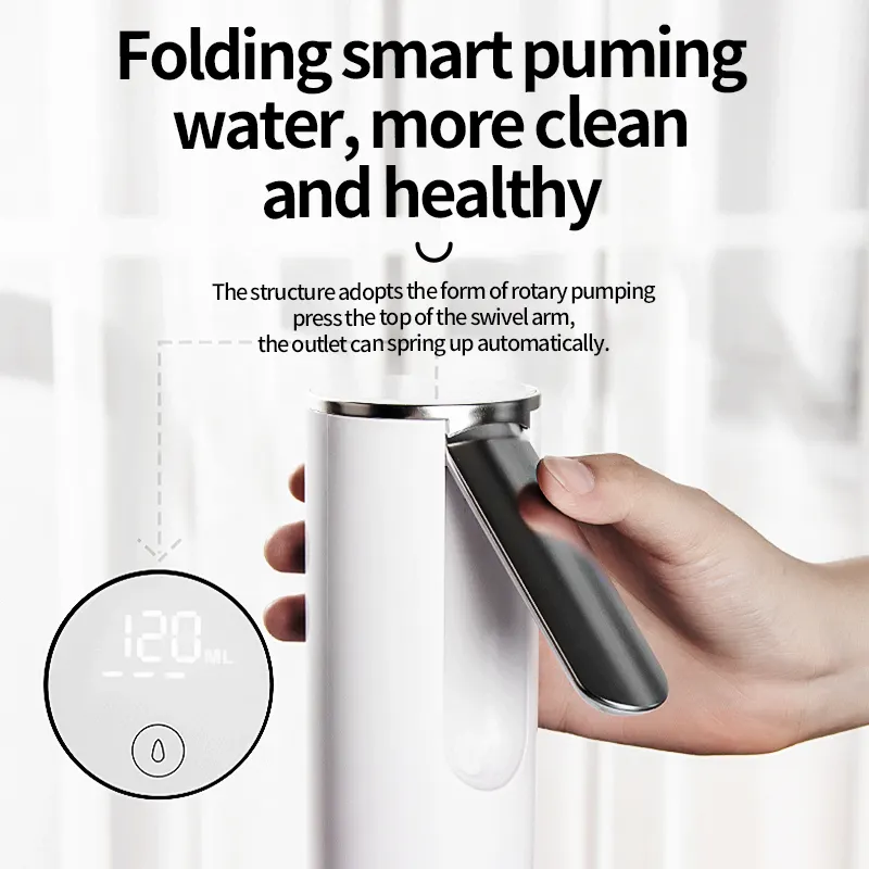 Electric Water Dispenser | 5V Rechargeable | 1L per minute | fits on top of bottle.