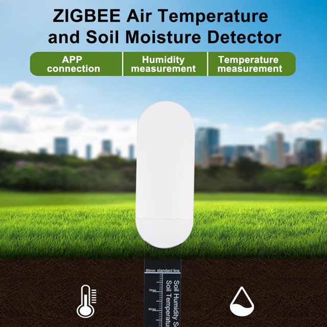 Smart Life Tuya Zigbee Soil Moisture Humidity Temperature Sensor