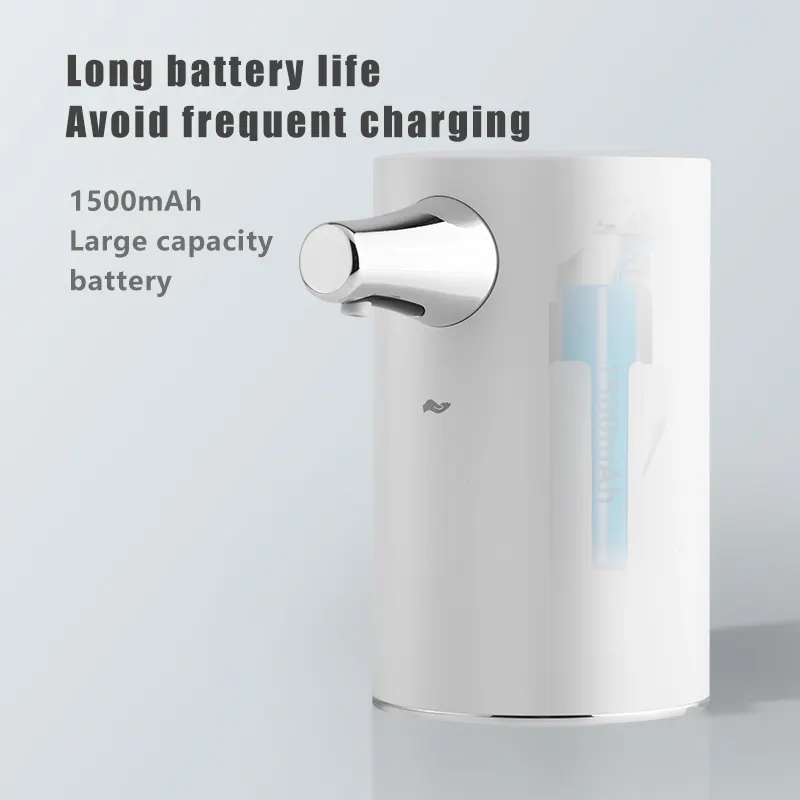 Electric Single Soap Gel Dispenser | 5V Rechargeable | Fits on top of bottle (Blue)