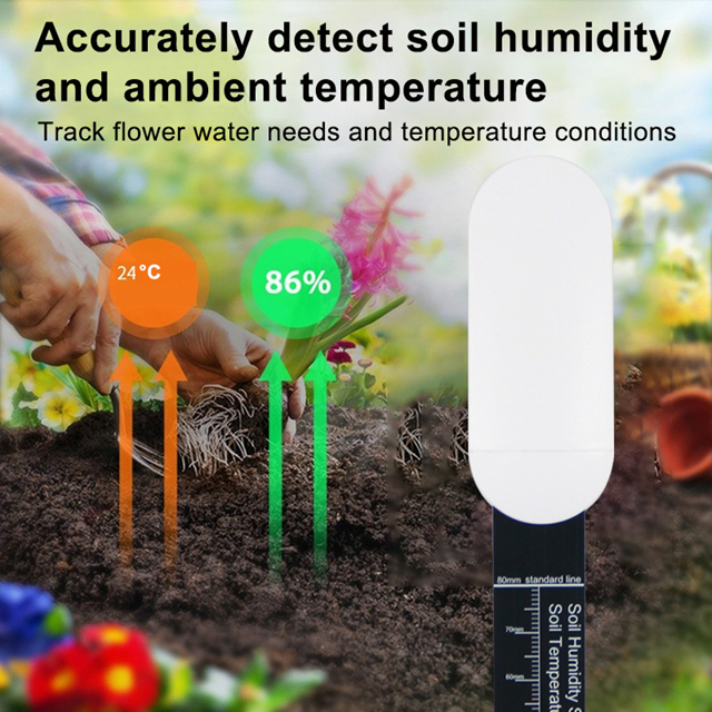 Smart Life Tuya Zigbee Soil Moisture Humidity Temperature Sensor