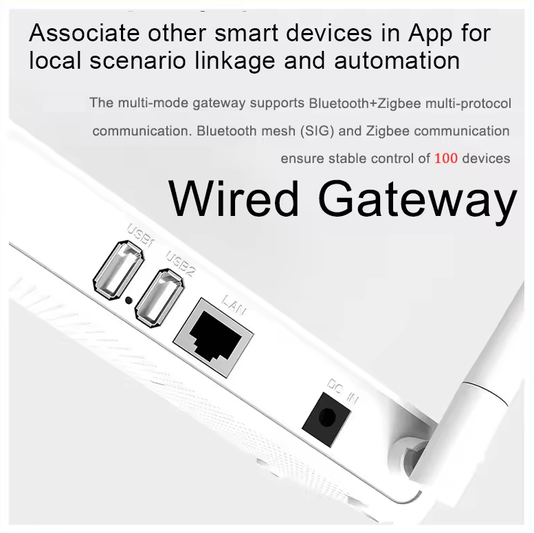Smart Life Tuya Zigbee / Bluetooth to WiFi Hub Gateway | 5V | Wired