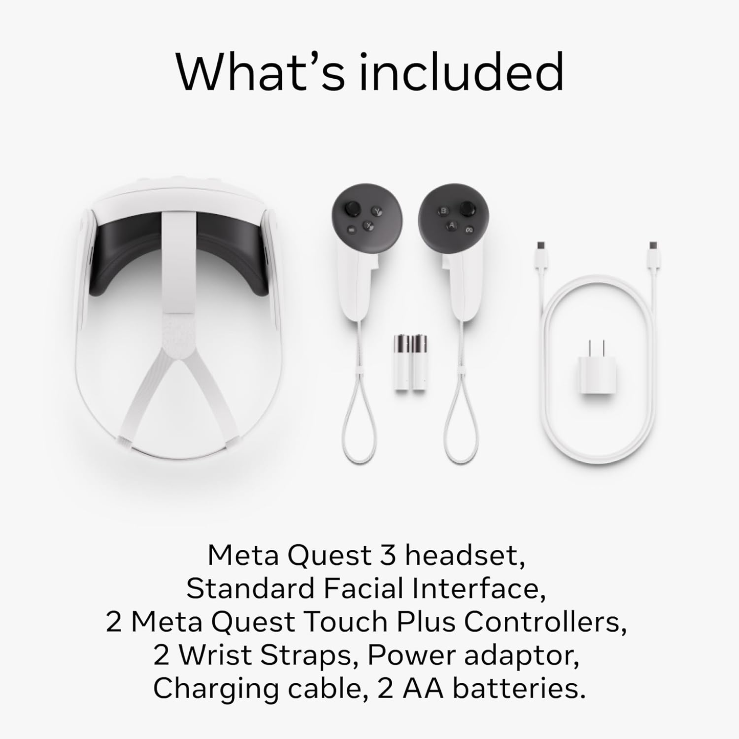 Meta Quest 3 128GB Breakthrough Mixed Reality Powerful Performance Advanced All-In-One Virtual Reality Headset