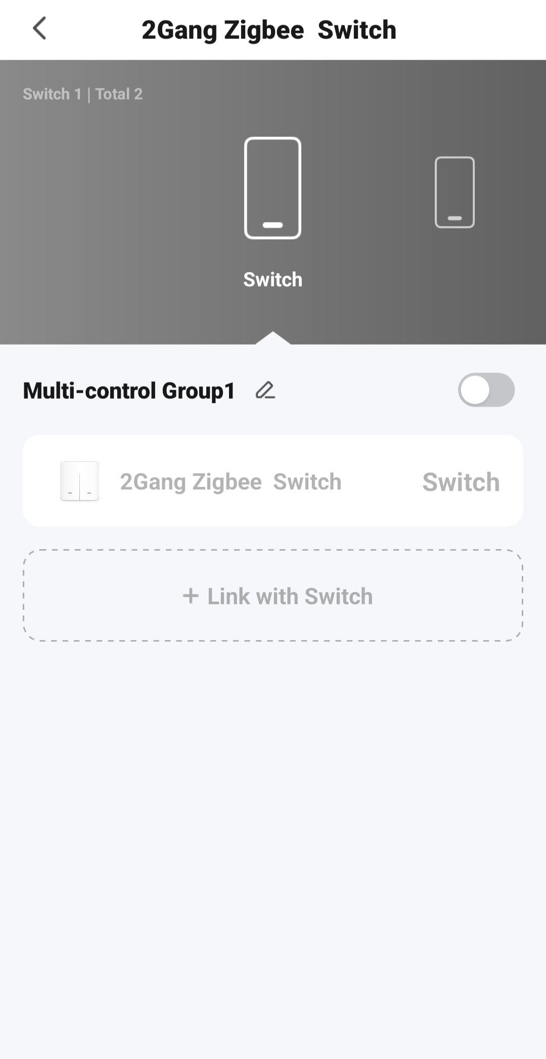 Smart Life Tuya Zigbee 1CH US LED Neutral or No Neutral Smart Switch (White)
