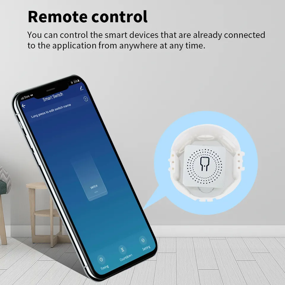 Smart Life Tuya Zigbee 1CH 16A 3500W Mini Switch
