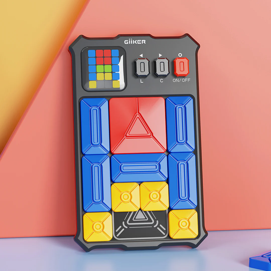 GiiKER Super Slide – Smart Sliding Puzzle Game with 500+ Challenges | STEM Brain Teaser for Kids 6+
