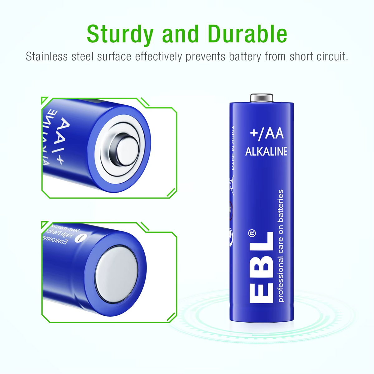 EBL AA Alkaline Battery | 1.5V | 2700mAh | 4 Pack