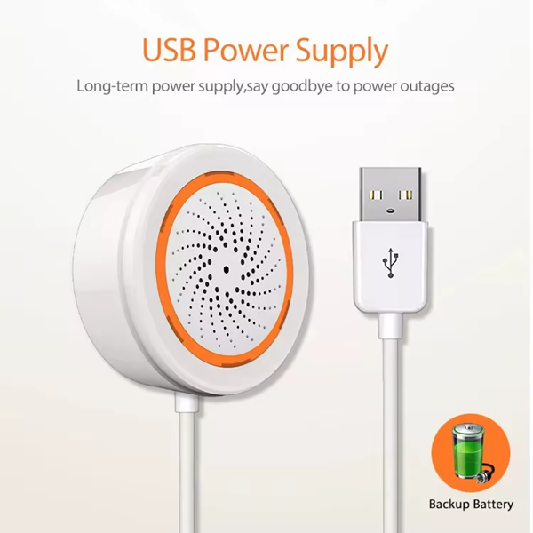Smart Life Tuya Zigbee Siren Alarm / Chime Speaker | 90dB | 5V