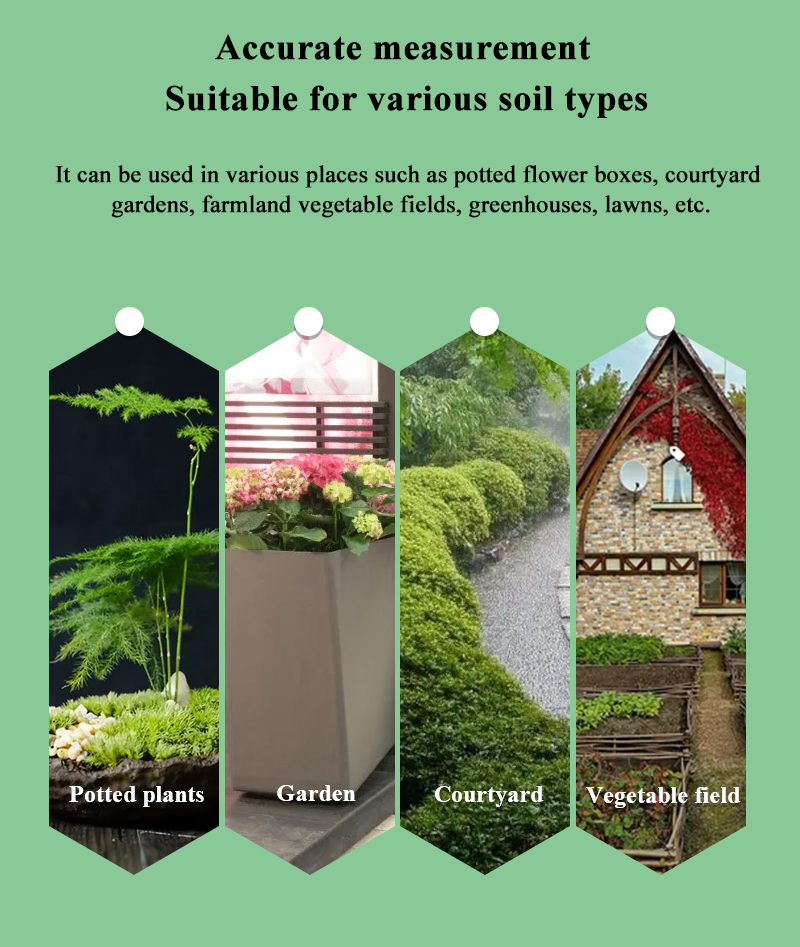 Smart Life Tuya Zigbee Waterproof Soil Moisture Temperature Sensor