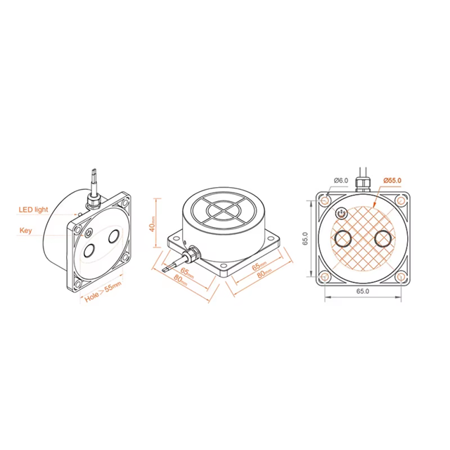 Smart Life Tuya WIFI Solar Ultrasonic Liquid Water Level Tank Monitor Sensor | 5V