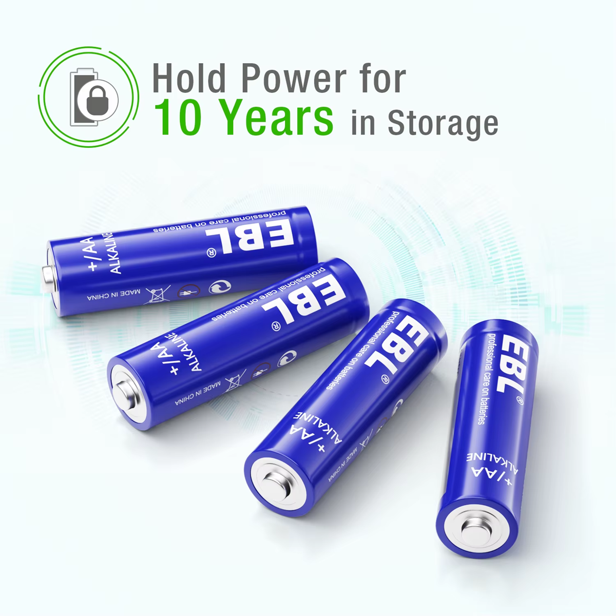 EBL AA Alkaline Battery | 1.5V | 2700mAh | 4 Pack