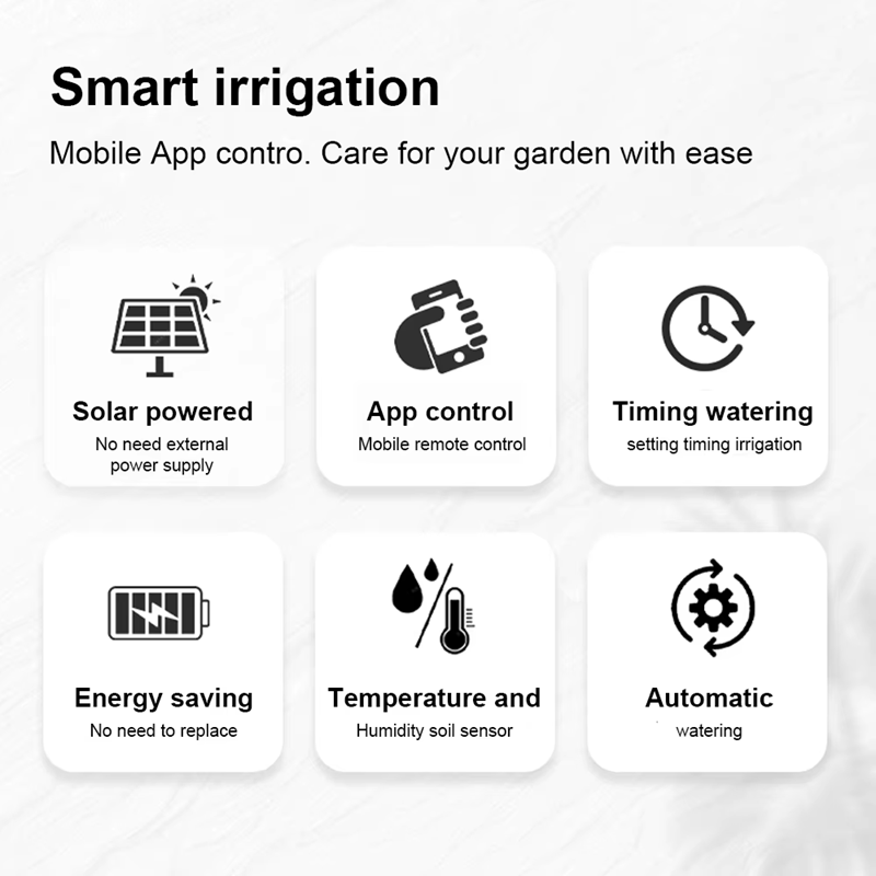 Smart Life Tuya WIFI Solar Irrigation Valve Sprinkler Timer Controller Switch | Solar & Battery