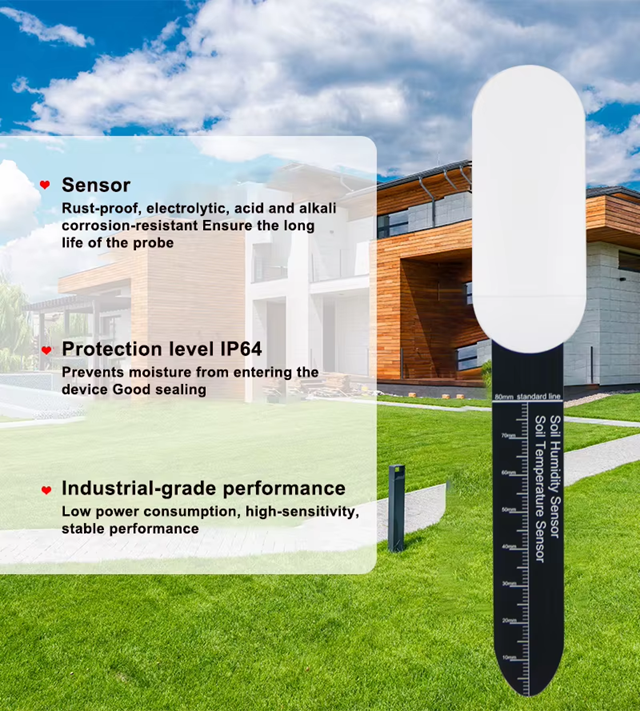 Smart Life Tuya Zigbee Soil Moisture Humidity Temperature Sensor