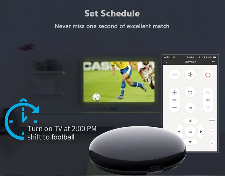 Smart Life Tuya Zigbee IR Remote Control | Requires Zigbee Wired Hub
