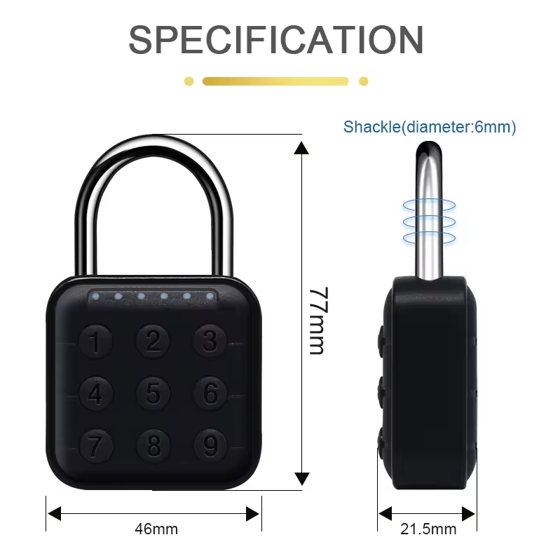 Smart Life Tuya Bluetooth Keypad Padlock