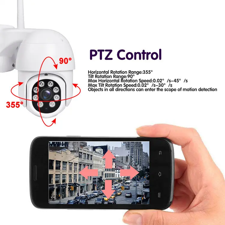Smart Life Tuya NVR CCTV Camera Kit w/ 8 Waterproof 3MP PTZ Cameras & 2-way Audio