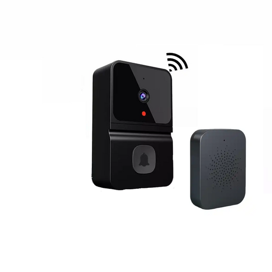 Smart Life Tuya WIFI SD Video Doorbell Intercom with Chime Speaker T23 (Black)