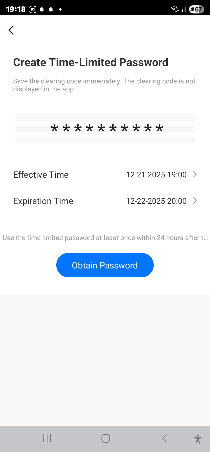 Smart Life Tuya WIFI Door Handle Fingerprint Keypad Card Lock | S1 | Black