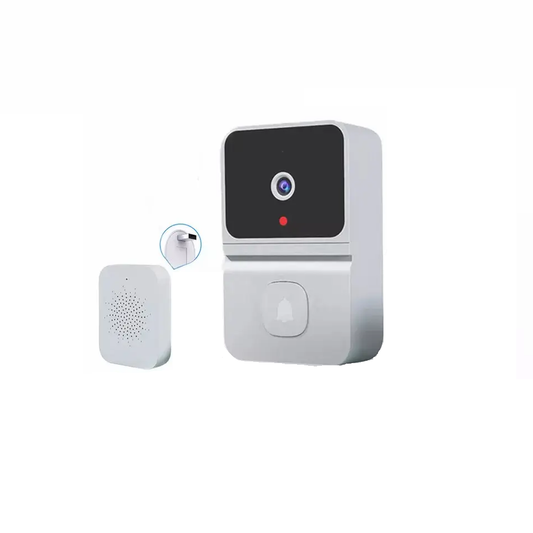 Smart Life Tuya WIFI SD Video Doorbell Intercom with Chime Speaker T23 (White)