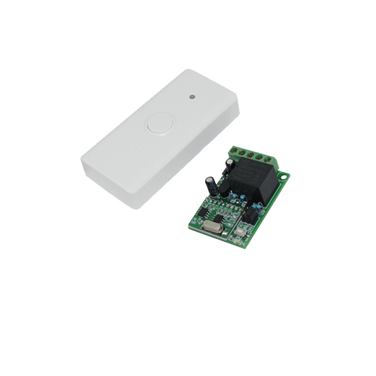 Wireless RF433Mhz Exit Button Door Release Button for 12V Access Control | Dry Contact
