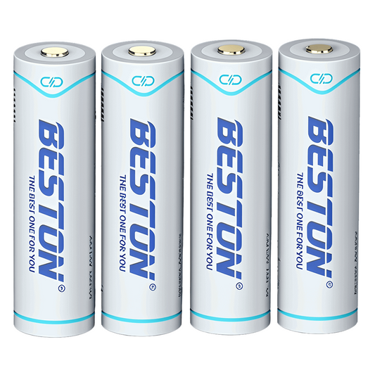 BESTON AA Rechargeable Lithium-ion Battery | 14500 | 1.5V | 1460mAh | 4 Pack