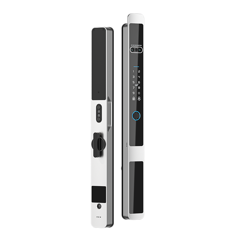 Smart Life Tuya WIFI Access Control Face Fingerprint Keypad Card Video Doorbell Intercom Handle Lock