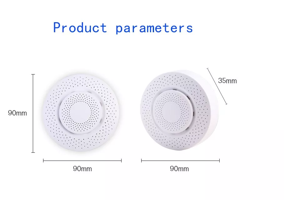 Smart Life Tuya WIFI Air Quality Monitor CO2 VOC Formaldehyde Temperature Humidity Sensor Detector