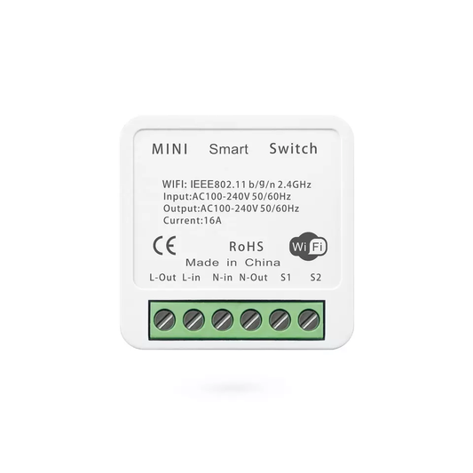 Smart Life Tuya WIFI 1CH 16A 3500W 3.5KW Appliance Mini Switch