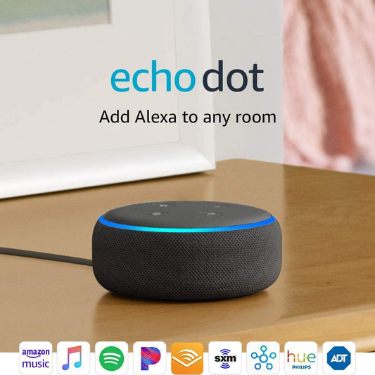 Echo Dot (3rd Gen) - Smart speaker with Alexa | Charcoal | Open Box