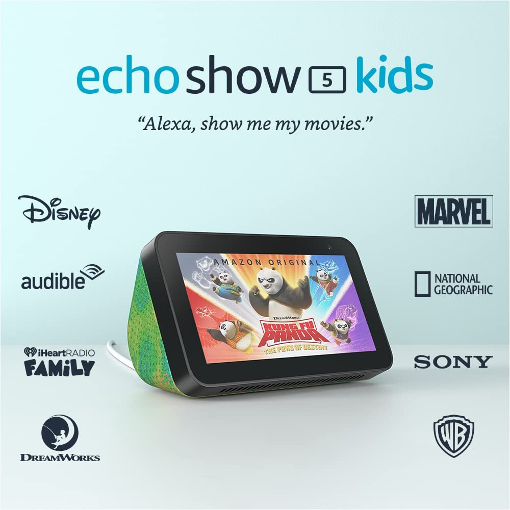 Echo Show 5 (3rd Gen, 2023 release) Kids | Designed for kids, with parental  controls | Galaxy