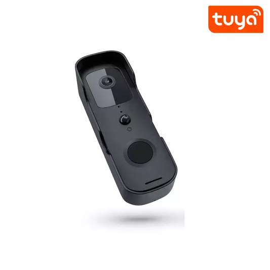 WIFI Control Smart Life Tuya Waterproof HD Video Doorbell (Black)