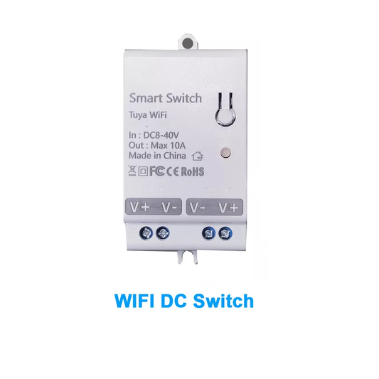 Smart Life Tuya WIFI 1CH DC8-40V 12V 24V 10A Max Active Switch Relay